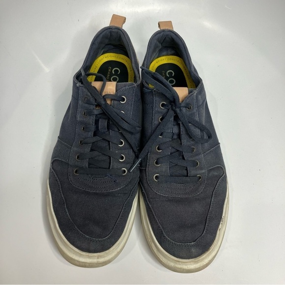 Cole Haan zero grand 360 blue canvas sneakers size 12 - Picture 2 of 8